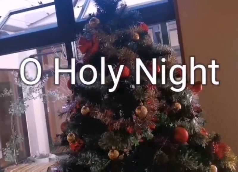 ３人の美女による歌唱 O Holy Night 動画第３弾 Ui School 徳島市のおとな こどもの英語 英会話教室